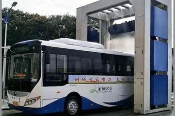 洗大型公交車自動(dòng)洗車機(jī)哪家便宜[隆茂鑫晟]